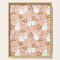 Funny bunny print Serving Tray Gallery Image 1