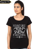 Squat Like Jon Snow Is Watching Black Girlâ€™s T-Shirt Hoodie, Sweatshirt | PureTeeCo.com