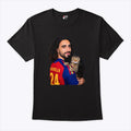 Marc Cucurella Cat and Messi Spain Champions Meme T Shirt