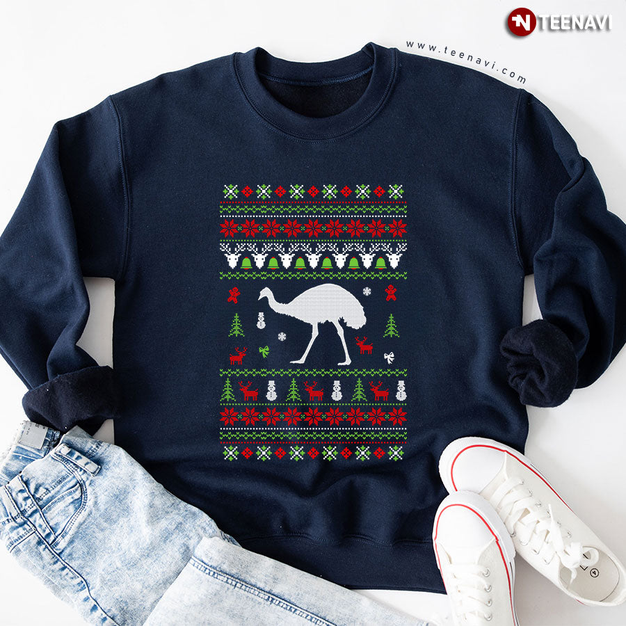 Emu Ugly Christmas Sweater Sweatshirt