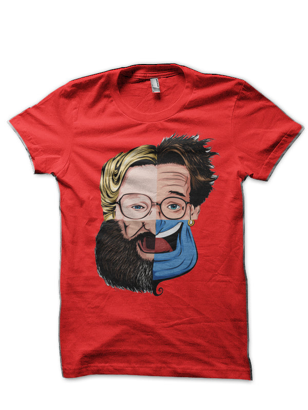 4 Faces Of Robin Williams T-Shirt Hoodie, Sweatshirt | PureTeeCo.com