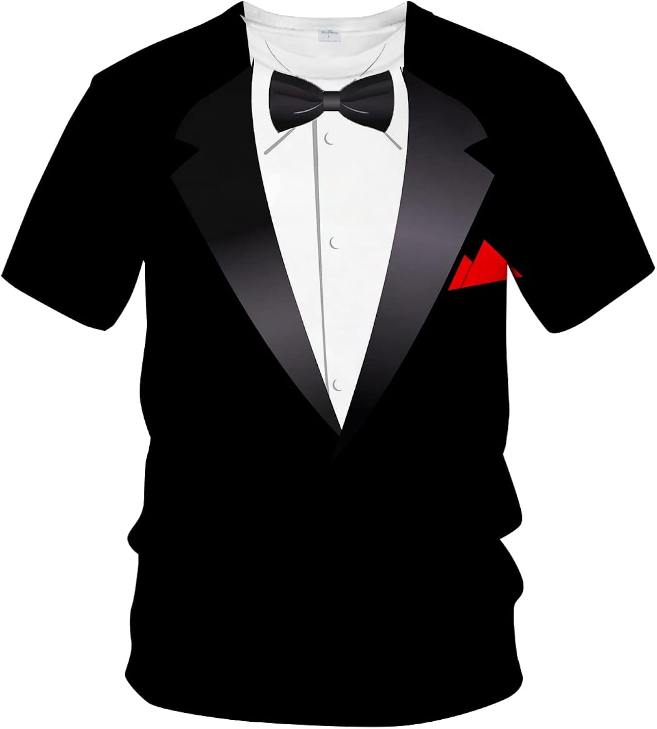 Tuxedo T Shirts for Men Tux Costume Suit and Tie Tee Shirt Gifts T-Shirt