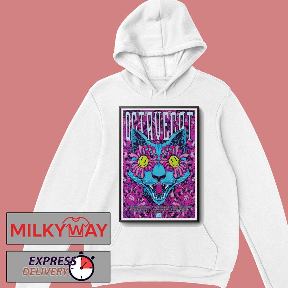 Octave Cat Psychedelic Tour Spring 2026 Poster shirt