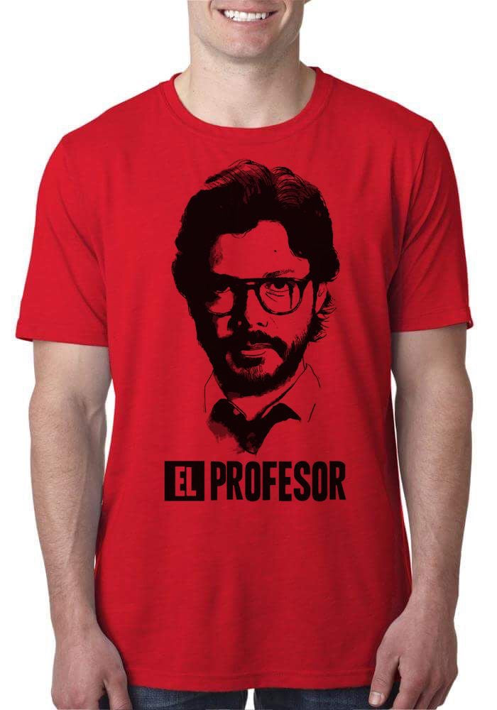 El Professor Money Heist T-Shirt Hoodie, Sweatshirt | PureTeeCo.com