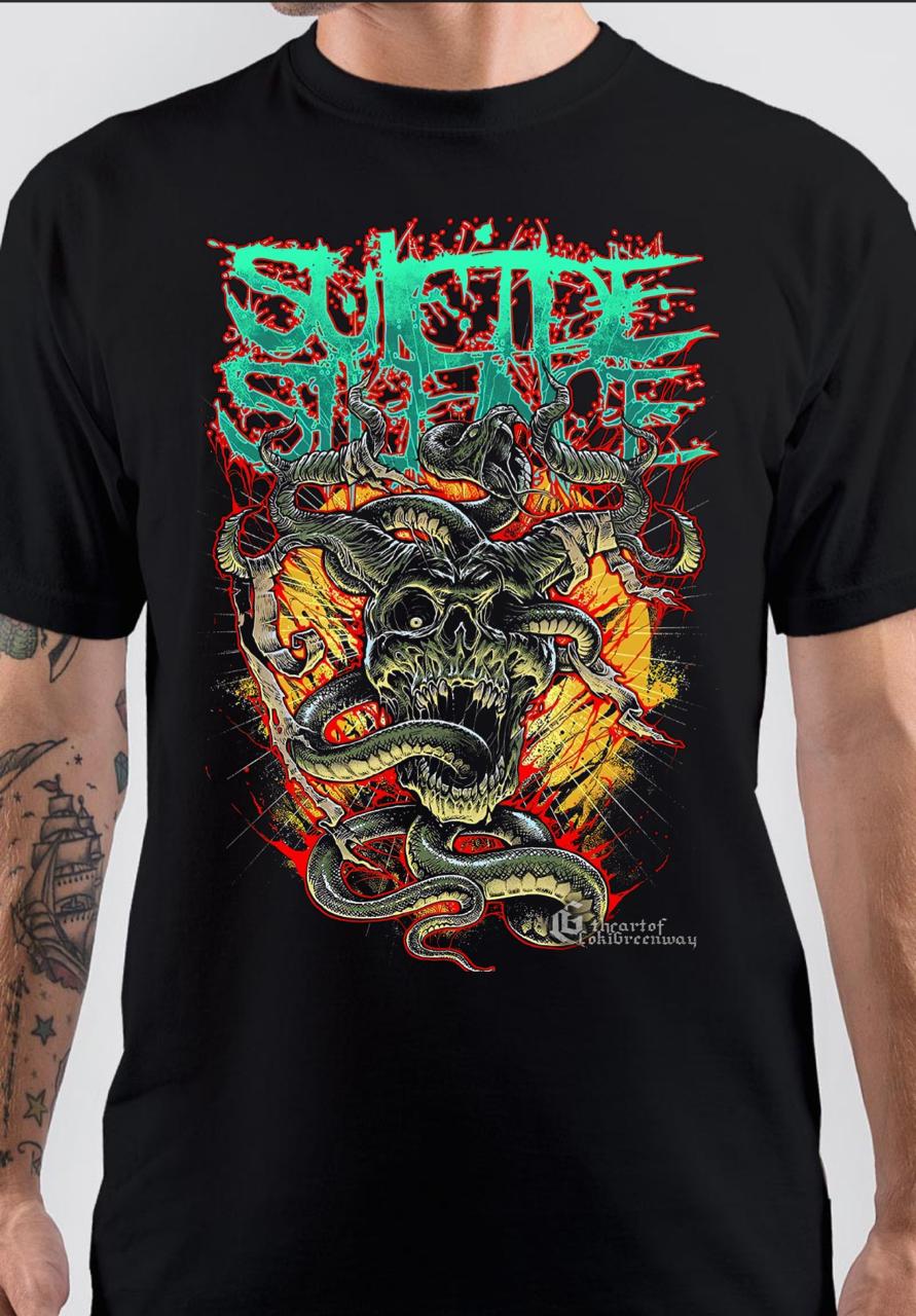 Suicide Silence T-Shirt Style008 Hoodie, Sweatshirt | PureTeeCo.com