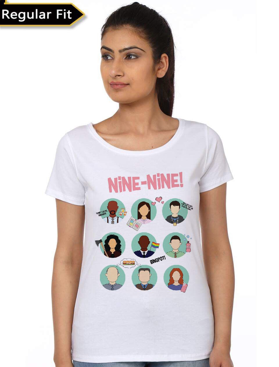 Brooklyn Nine Nine White T-Shirt Style002 Hoodie, Sweatshirt | PureTeeCo.com