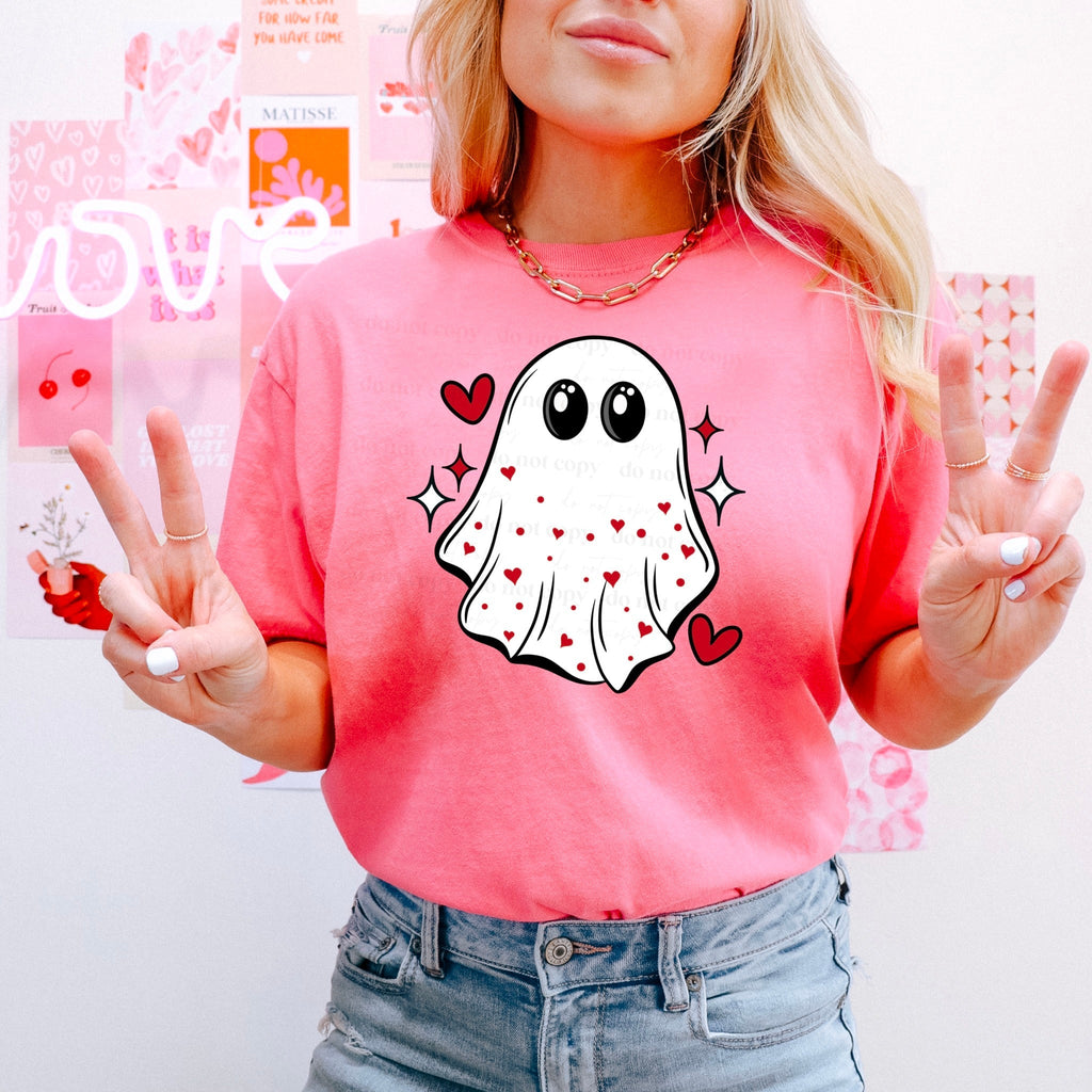 LOVE GHOST TEE Hoodie, Sweatshirt | PureTeeCo.com (Image 1)