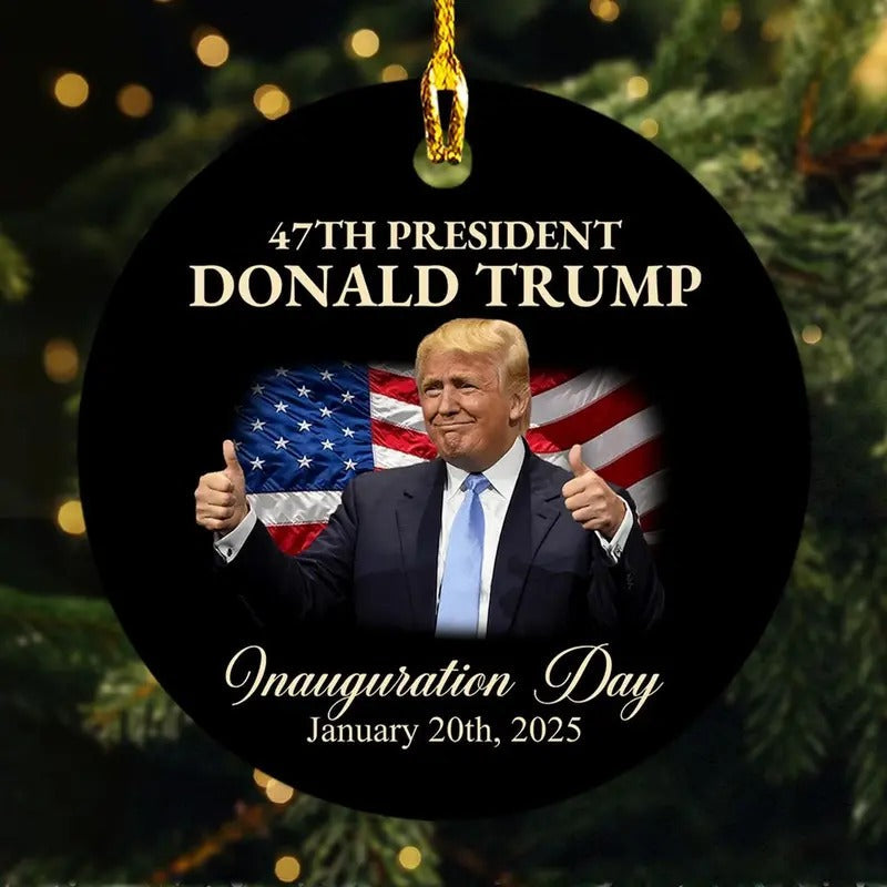 47th President Donald Trump Inauguration Day Ornament, Donald Trump 47 Ornament, Trump 2024 Ornamentcor T-Shirts, Hoodie,...