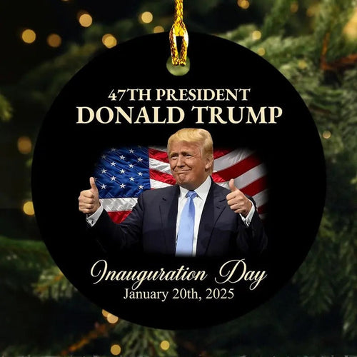 47th President Donald Trump Inauguration Day Ornament, Donald Trump 47 Ornament, Trump 2024 Ornamentcor T-Shirts, Hoodie,...