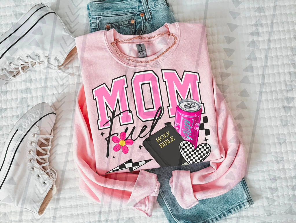 MOM FUEL COLLECTION SWEATSHIRT (MULTIPLE OPTIONS) T-Shirts, Hoodie | PureTeeCo.com (Image 3)