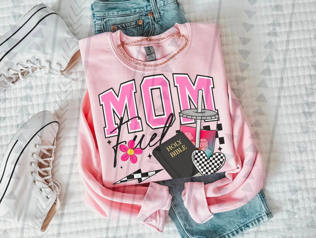 MOM FUEL COLLECTION SWEATSHIRT (MULTIPLE OPTIONS) T-Shirts, Hoodie | PureTeeCo.com (Image 4)