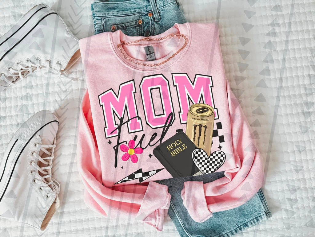MOM FUEL COLLECTION SWEATSHIRT (MULTIPLE OPTIONS) T-Shirts, Hoodie | PureTeeCo.com (Image 5)