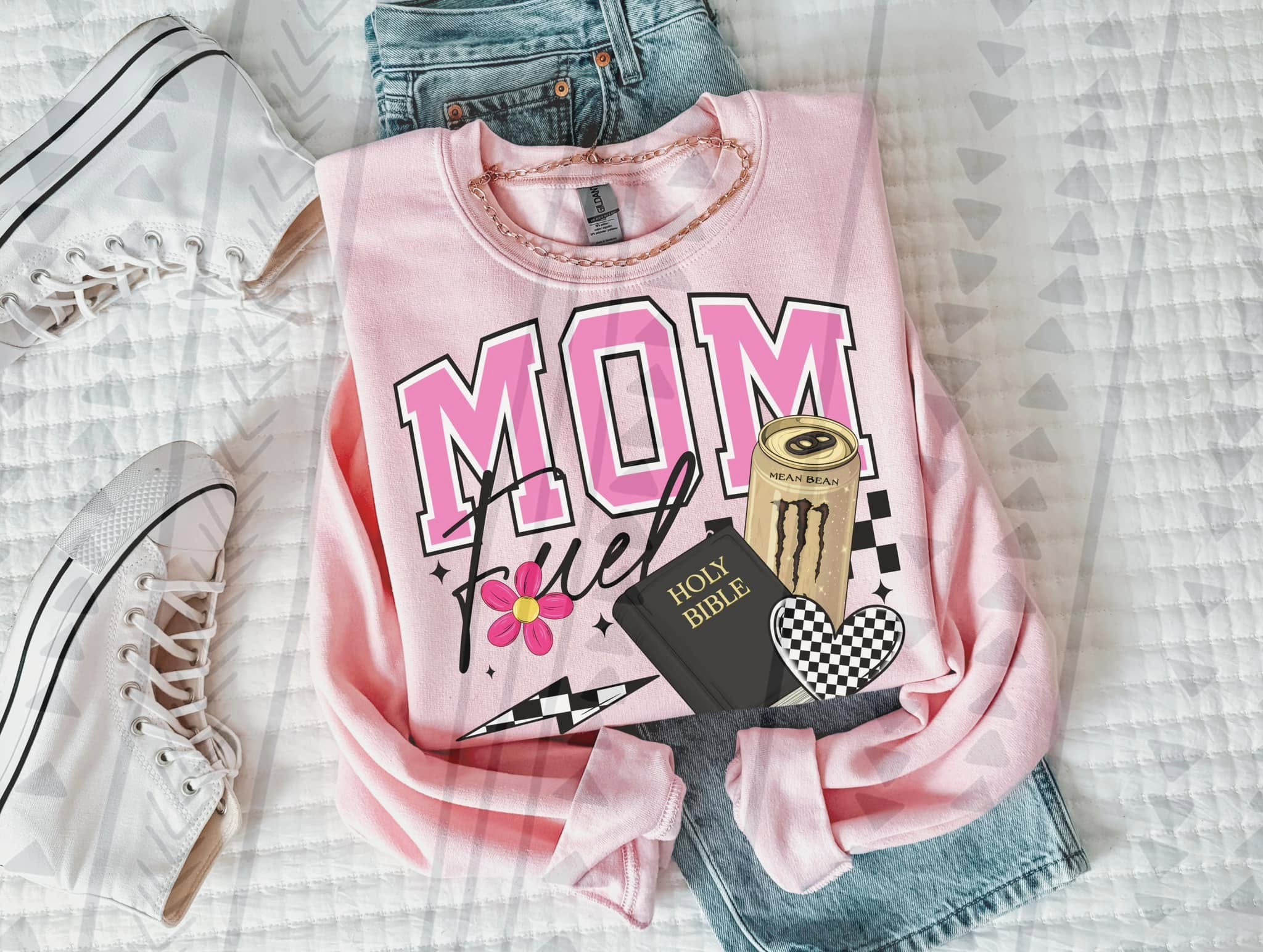 MOM FUEL COLLECTION SWEATSHIRT (MULTIPLE OPTIONS) T-Shirts, Hoodie | PureTeeCo.com (Image 5)