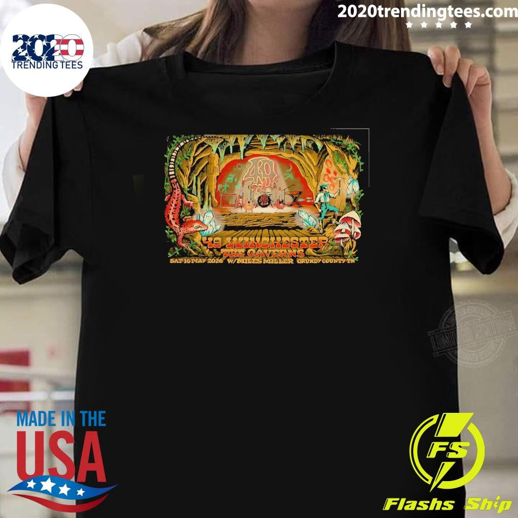 49 Winchester The Caverns May 16 2026 Grundy County TN Shirt