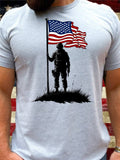 FLAG SOLDIER 2 TEE Hoodie, Sweatshirt | PureTeeCo.com (Image 1)