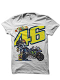 Moto GP White Half Sleeve T-Shirt Style006 Hoodie, Sweatshirt | PureTeeCo.com