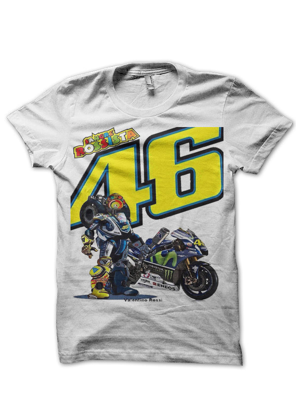 Moto GP White Half Sleeve T-Shirt Style006 Hoodie, Sweatshirt | PureTeeCo.com