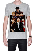 Bangtan Boys Grey T-Shirt Hoodie, Sweatshirt | PureTeeCo.com