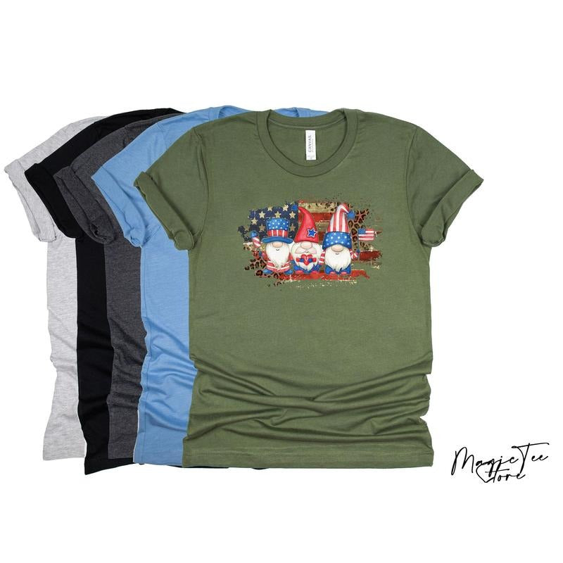 4th Of July Gnome Shirt 4th Of July Shirt Gnome Shirt Patriotic Shirt Independence Day Shirt 4th Of July Gift...