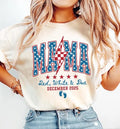 4th of July Pregnancy Announcement Shirt, American Mama, Red White and Due, Patriotic Maternity Tee Hoodie, Sweatshirt