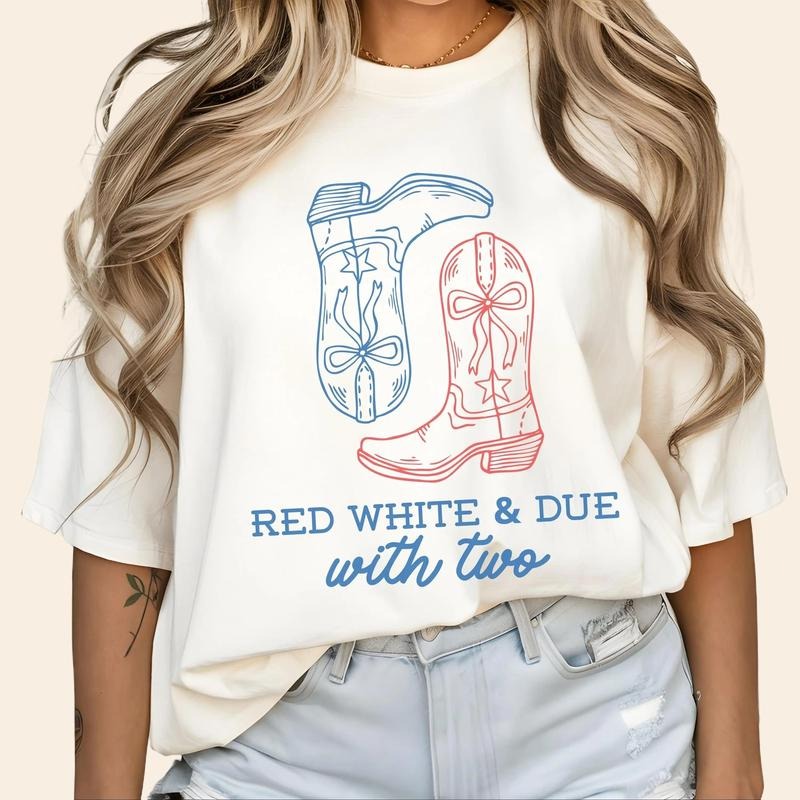 4th of July Pregnancy Announcement Twin Mom Shirt Pregnant Wife Gift Twin Pregnancy Announcement Summer Maternity First...