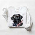 4th of July shirt Black Labradors and USA Flag Unisex Hoodie Sweatshirts Independence Day Retro and National Hunting Day...