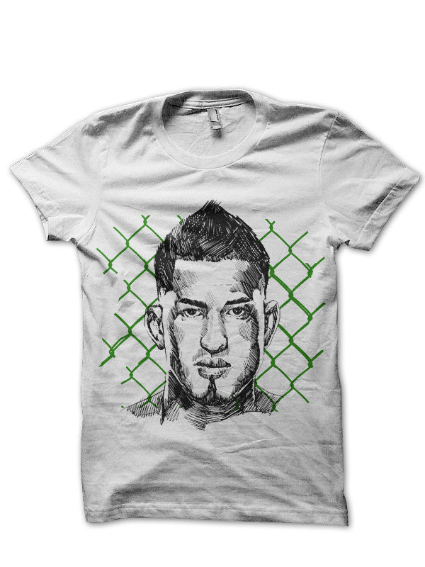 UFC Fighter White T-Shirt Hoodie, Sweatshirt | PureTeeCo.com