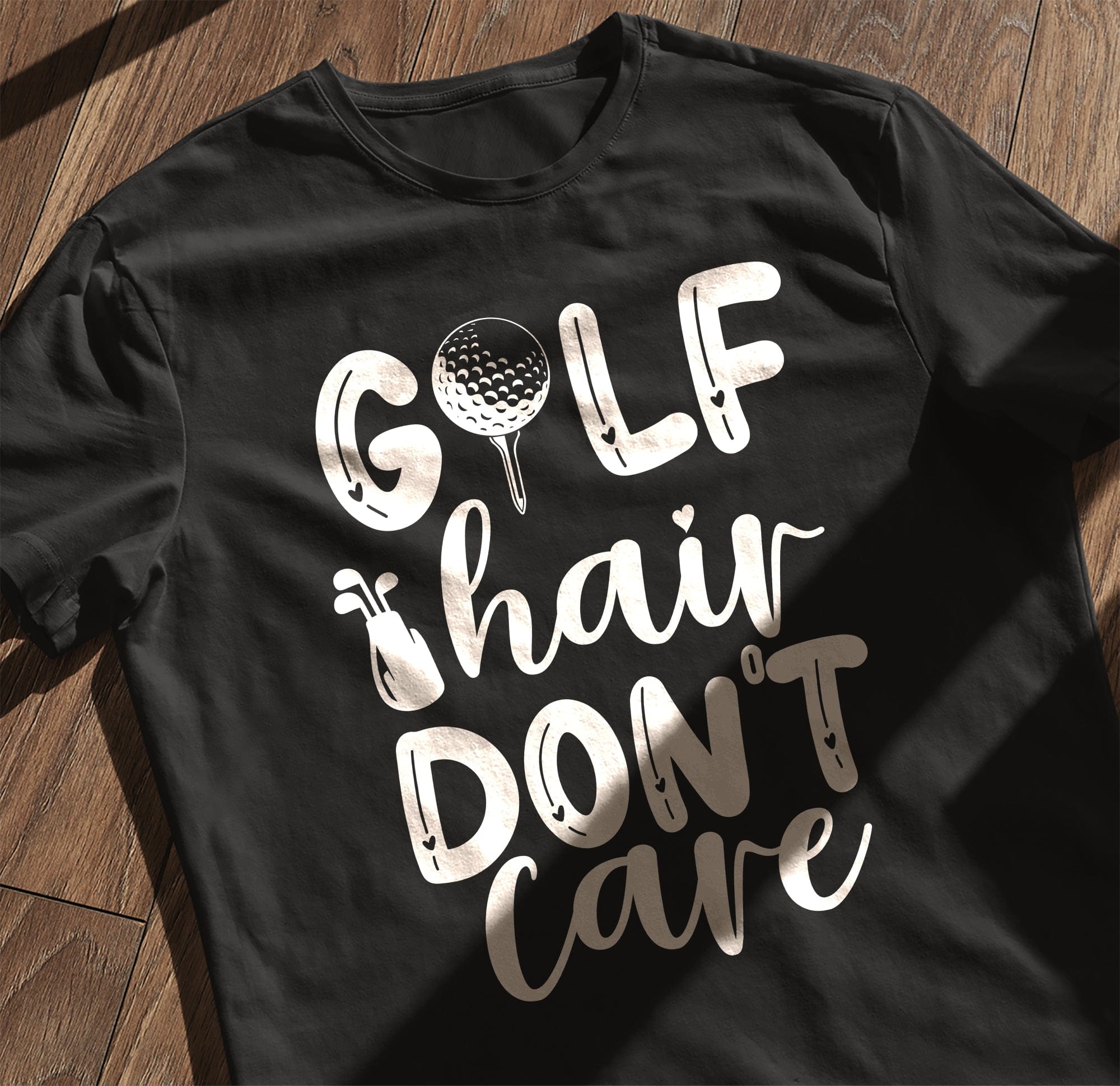 Golf-95 T-Shirt Golf Hair Don't Care Hoodie, Sweatshirt | PureTeeCo.com (Image 3)