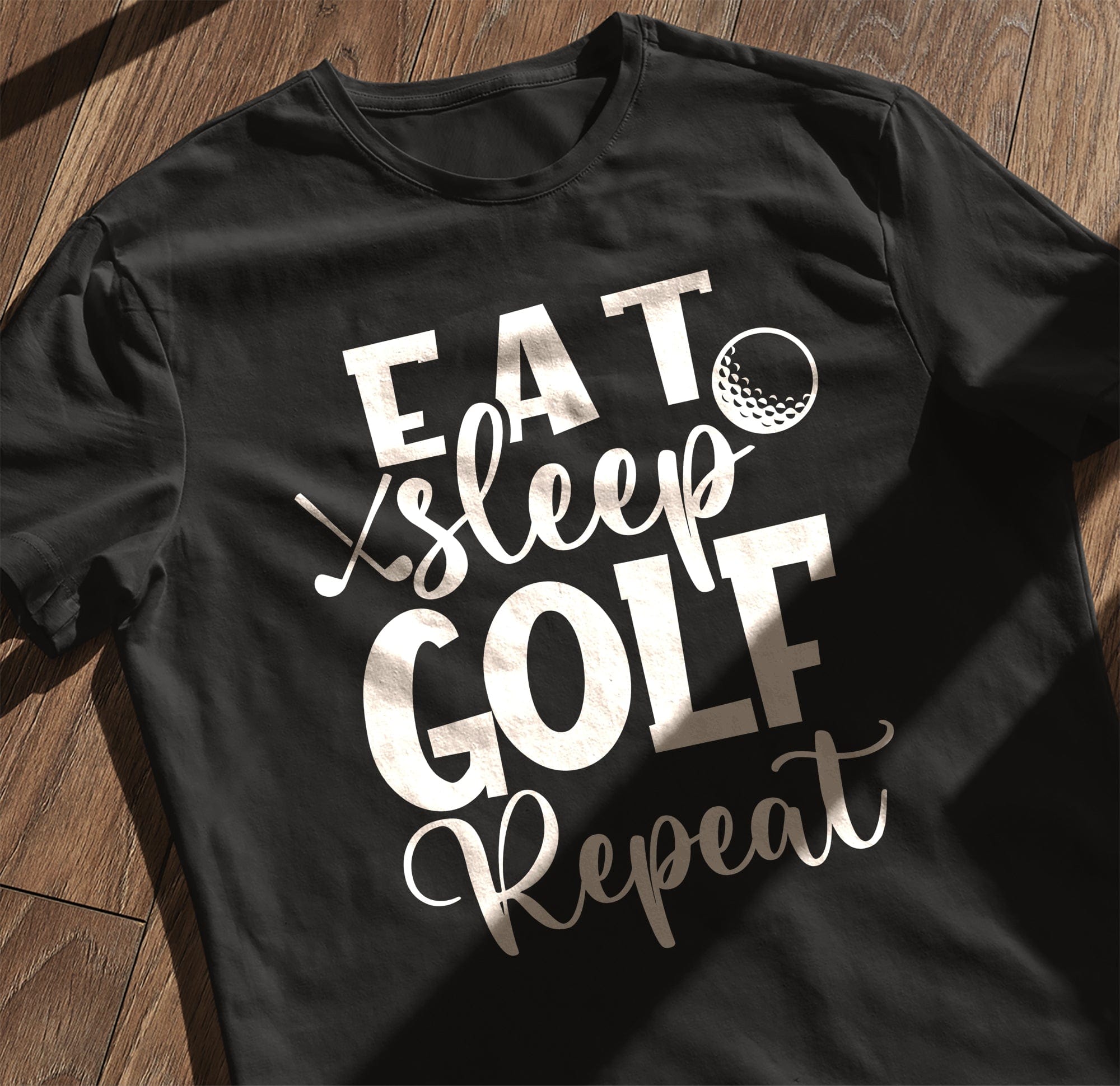 Golf-100 T-shirt: Eat, Sleep, Golf, Hoodie, Sweatshirt | PureTeeCo.com (Image 3)