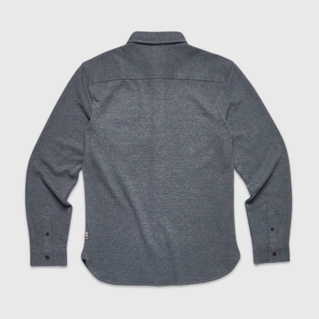 Brian Rib Knit Shirt - Charcoal Heather Hoodie, Sweatshirt | PureTeeCo.com (Image 2)