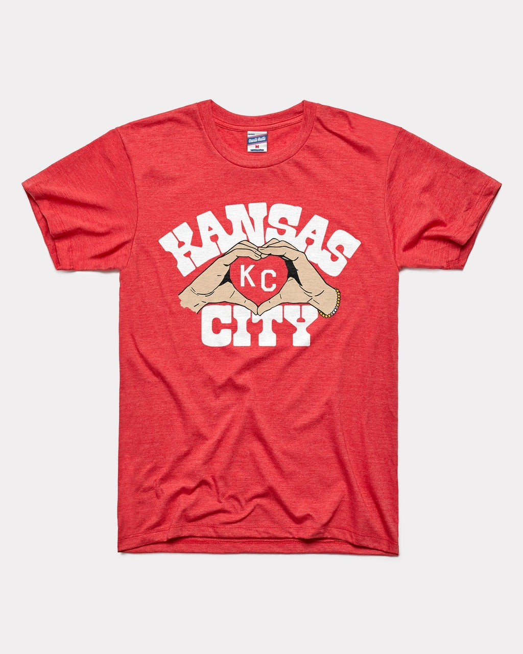 KC Heart Hands Red T-Shirt Hoodie, Sweatshirt | PureTeeCo.com