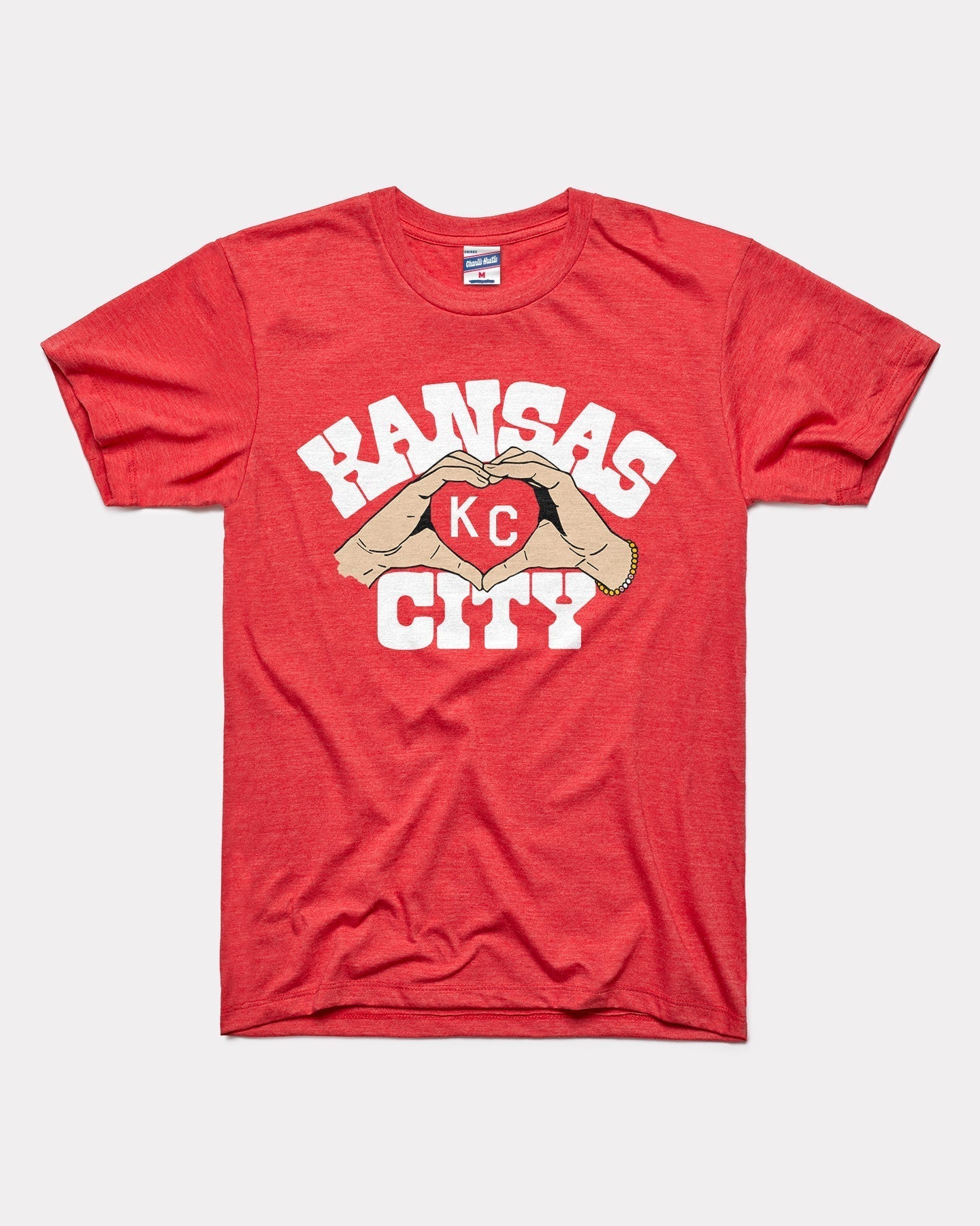 KC Heart Hands Red T-Shirt Hoodie, Sweatshirt | PureTeeCo.com
