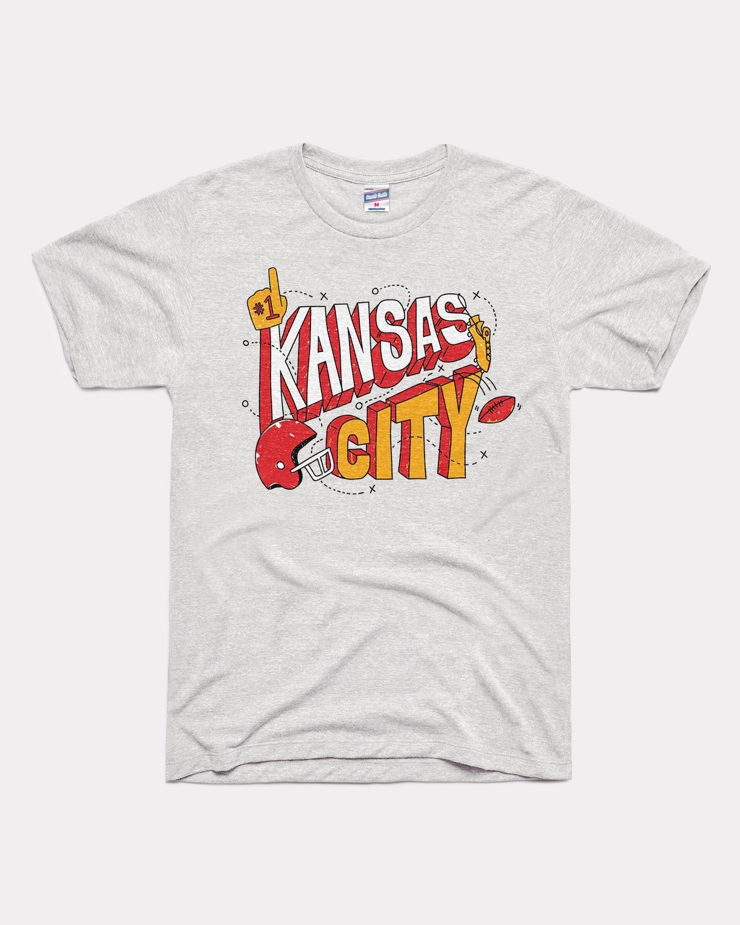 KC Football Ash T-Shirt Hoodie, Sweatshirt | PureTeeCo.com