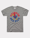 KU Crimson and Blue Grey T-Shirt Hoodie, Sweatshirt | PureTeeCo.com