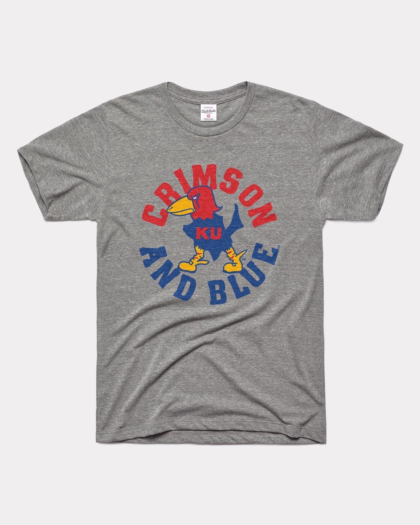 KU Crimson and Blue Grey T-Shirt Hoodie, Sweatshirt | PureTeeCo.com