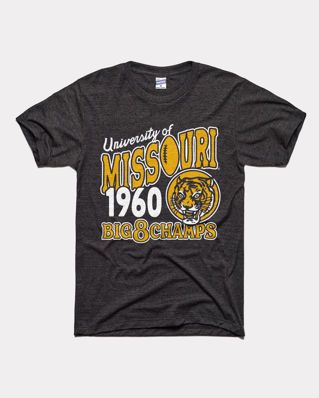 Missouri Tigers Big 8 1960 Champs Black T-Shirt Hoodie, Sweatshirt | PureTeeCo.com (Image 1)