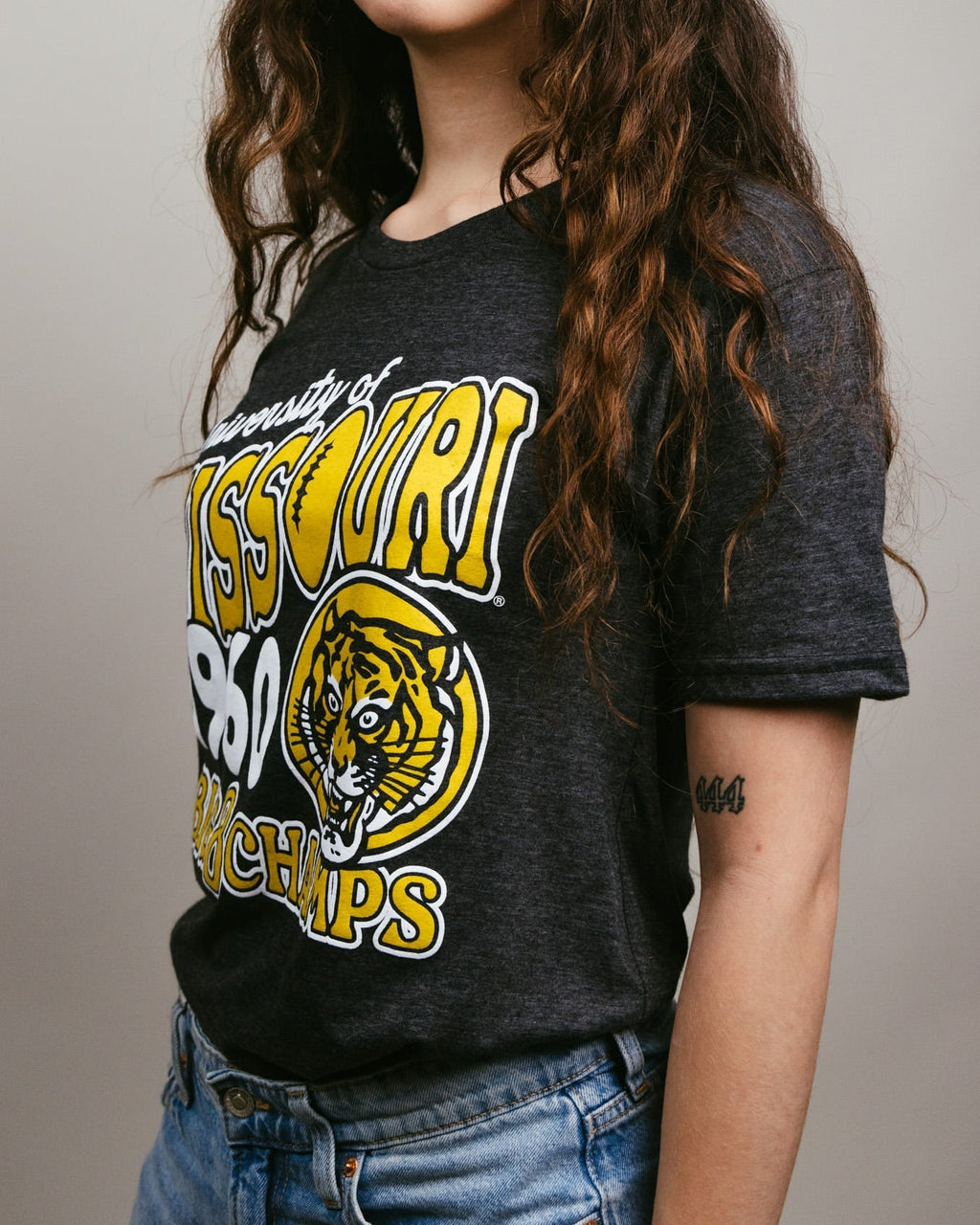 Missouri Tigers Big 8 1960 Champs Black T-Shirt Hoodie, Sweatshirt | PureTeeCo.com (Image 3)