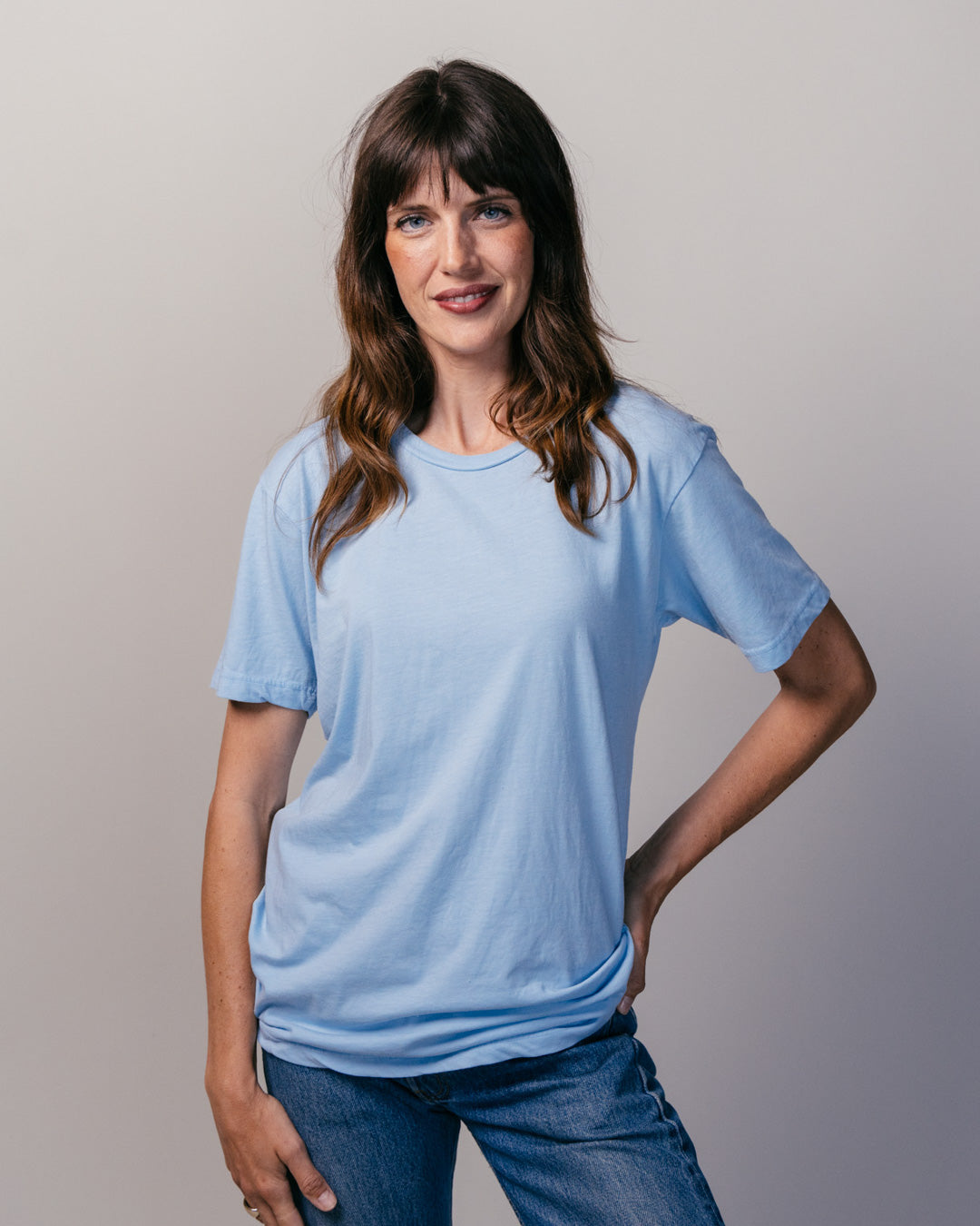 KU Jayhawks Level Up Powder Blue T-Shirt Hoodie, Sweatshirt | PureTeeCo.com (Image 2)
