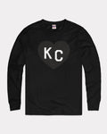 KC Heart Black Long Sleeve T-Shirt Hoodie, Sweatshirt | PureTeeCo.com