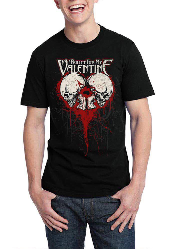 Bullet For My Valentine Black Half Sleeve T-Shirt Hoodie, Sweatshirt | PureTeeCo.com