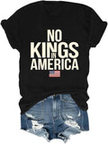 No Kings in America T-Shirt, No Kings in America Shirt, Vintage Flag US Independence T Shirt, 2025 Us Flag Tshirt