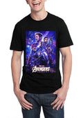 Avengers Half Sleeve Black T- Shirt Hoodie, Sweatshirt | PureTeeCo.com