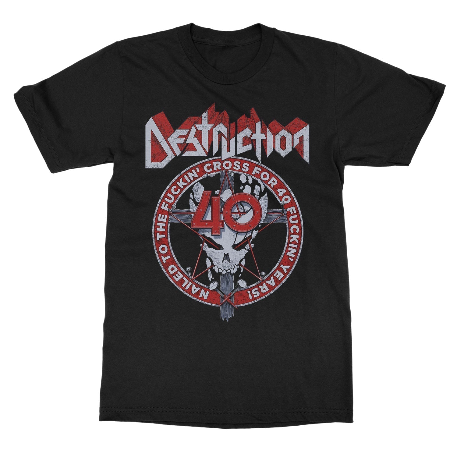 Destruction "40 Years" T-Shirt Hoodie, Sweatshirt | PureTeeCo.com