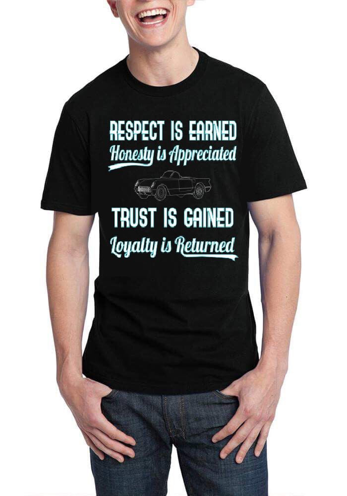 Respect Is Earned Honesty Is Appreciated Trust Is Gained Loyalty Is Returned T-Shirt Hoodie, Sweatshirt | PureTeeCo.com