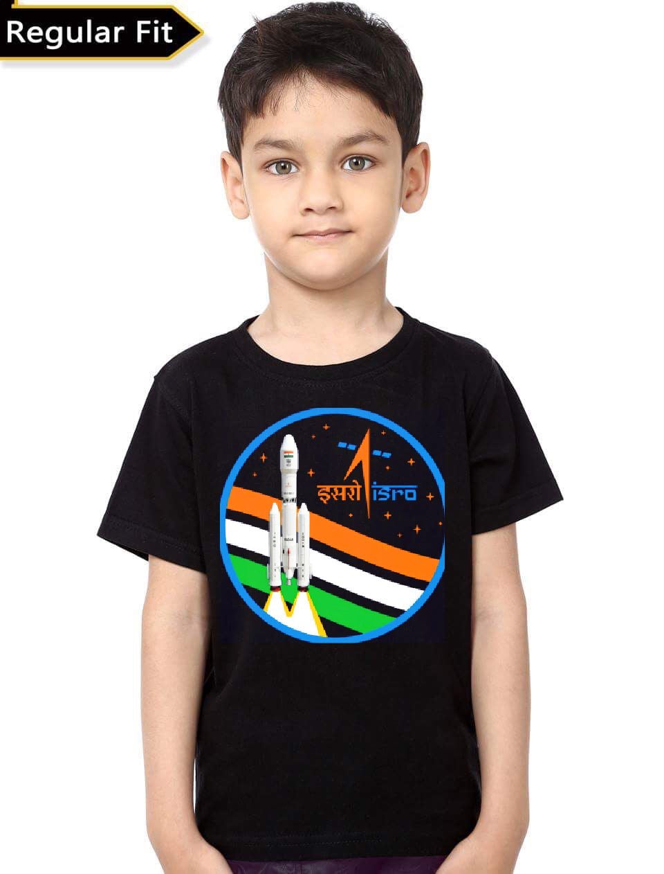 ISRO Black Kidâ€™s T-Shirt Hoodie, Sweatshirt | PureTeeCo.com