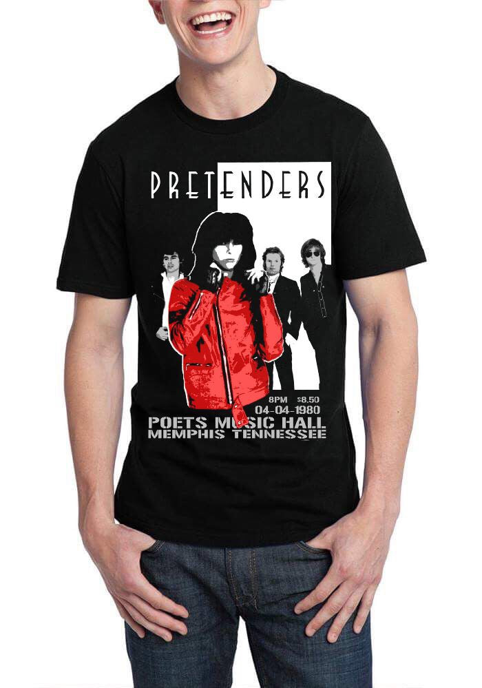 The Pretenders Black T-Shirt Hoodie, Sweatshirt | PureTeeCo.com