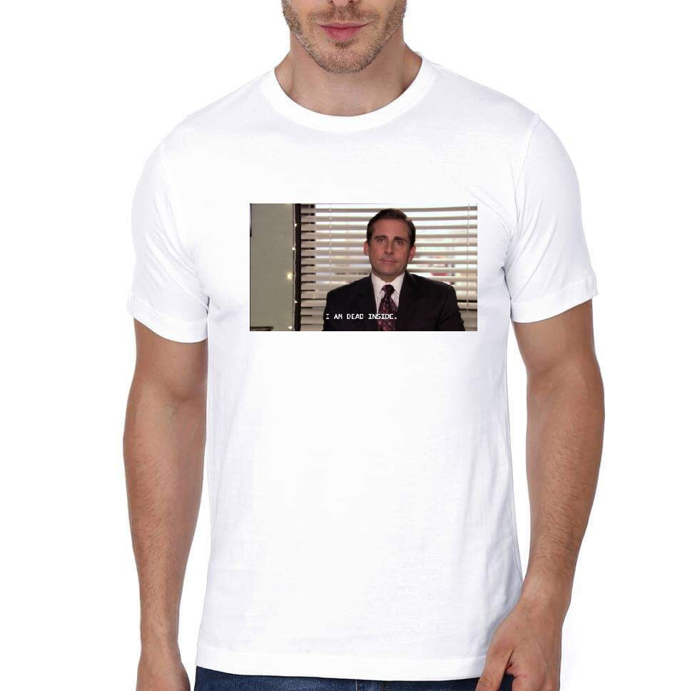 Micheal Scott The Office White T-Shirt Hoodie, Sweatshirt | PureTeeCo.com