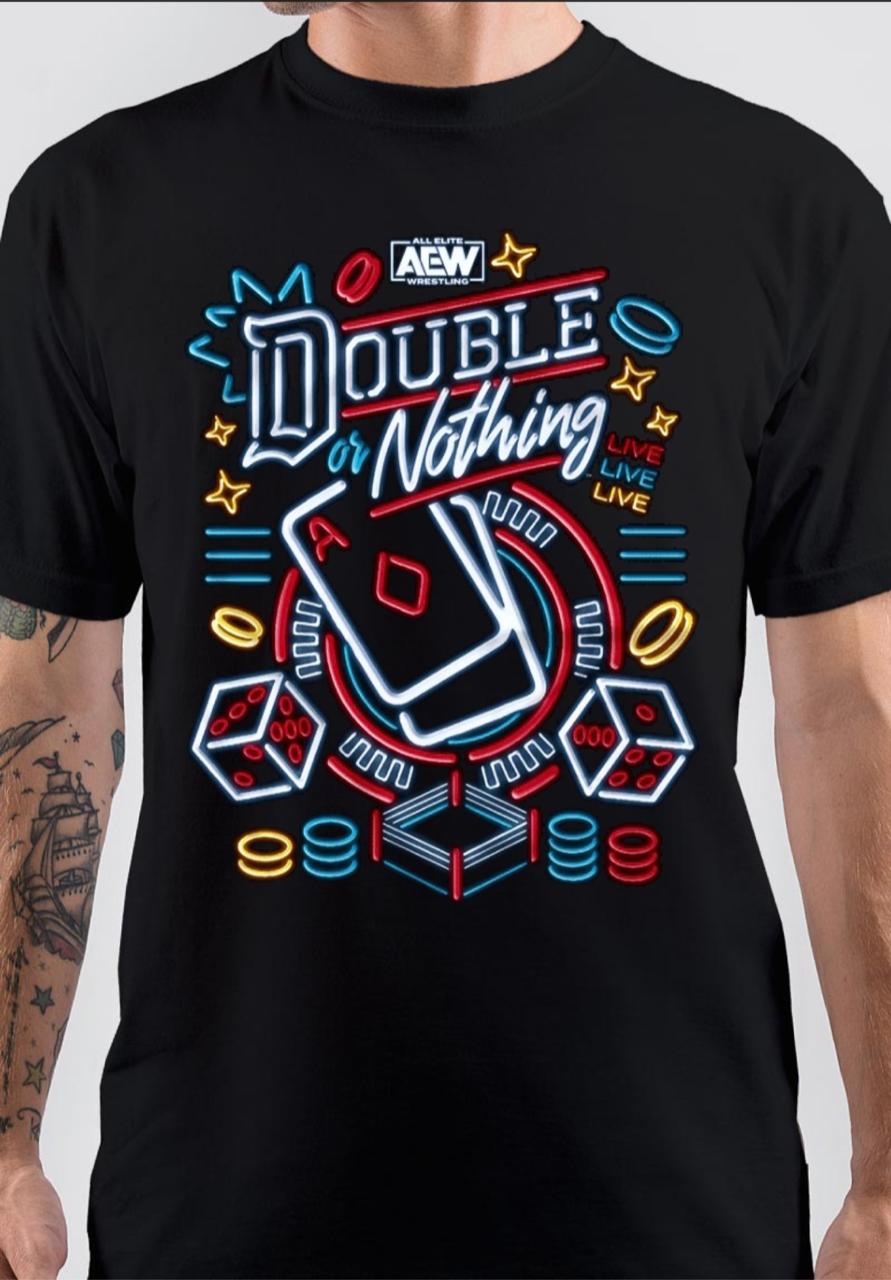 AEW Double Or Nothing T-Shirt Hoodie, Sweatshirt | PureTeeCo.com