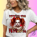 HOT IN PSYCHOTIC TEE Hoodie, Sweatshirt | PureTeeCo.com (Image 1)