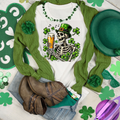 LUCKY SKELLY TEE Hoodie, Sweatshirt | PureTeeCo.com (Image 1)